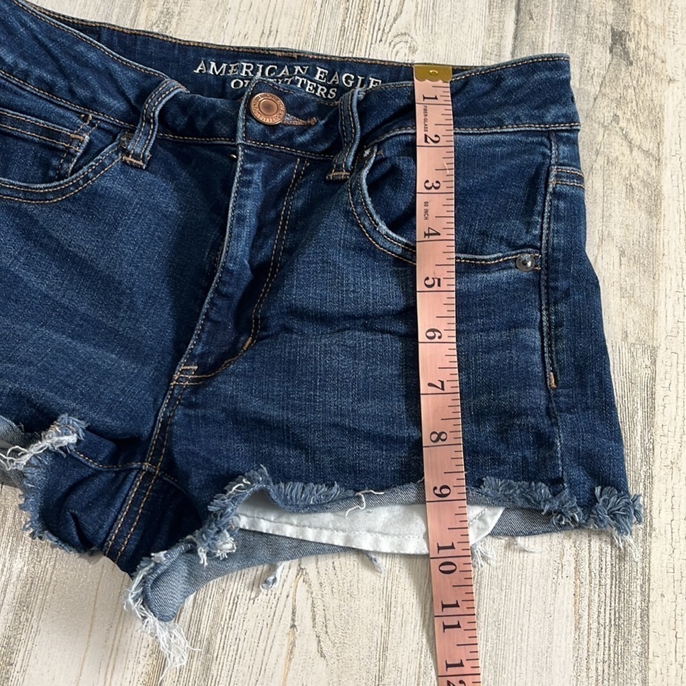 American Eagle hi rise shortie shorts size 6 - Picture 9 of 9